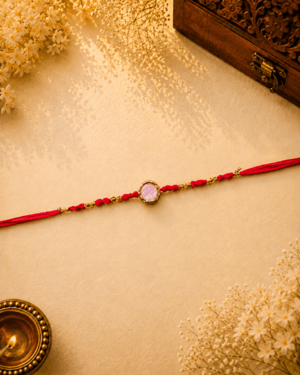 Mother of Pearl Bhai Rakhi