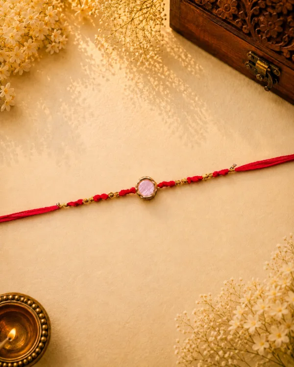 Mother of Pearl Bhai Rakhi