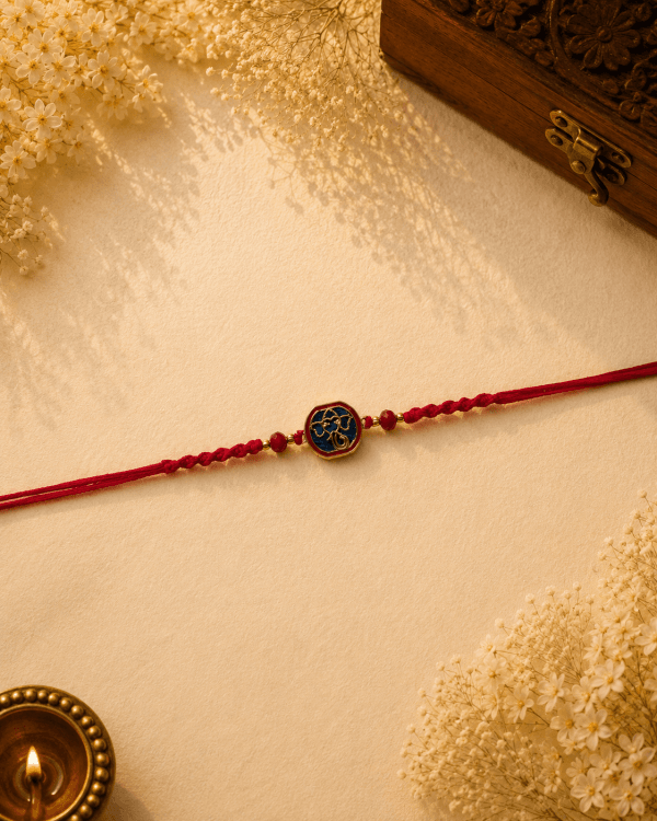 Ganesh Knotting Bead Bhai Rakhi