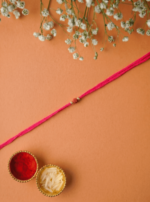 Handmade Bond Baby Rudraksha Designer Kids Rakhi