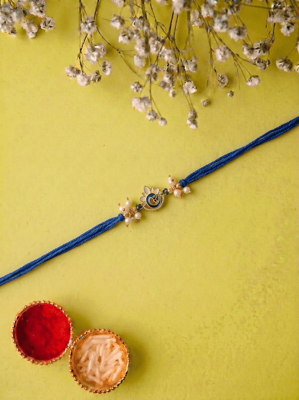 Royal Majestic Peacock Designer Bhabhi Rakhi