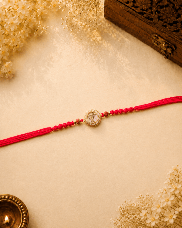 Lord Krishna Knotting Bead Bhai Rakhi