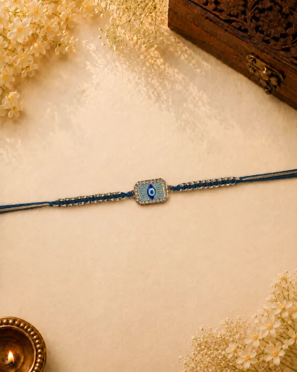 Evil Eye Knotting Belt Bhai Rakhi