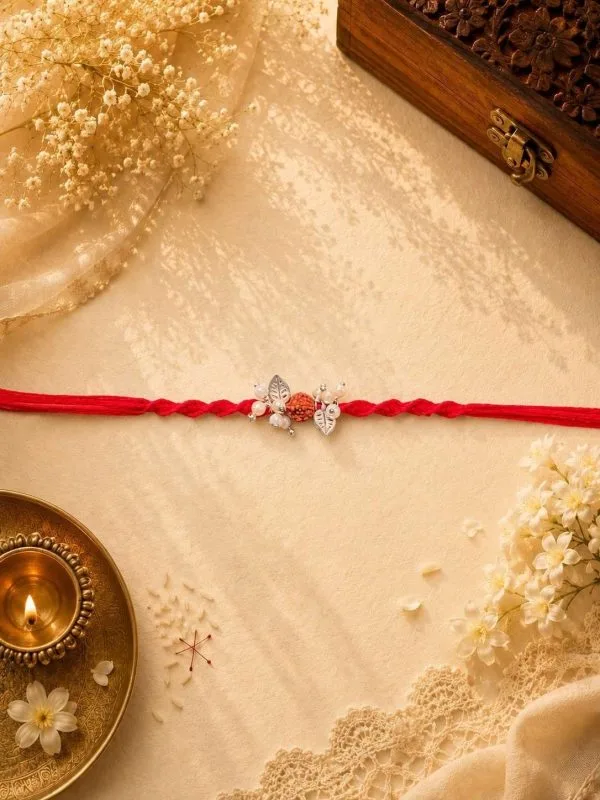 Rudraksha Knotting Bead Bhabhi Rakhi