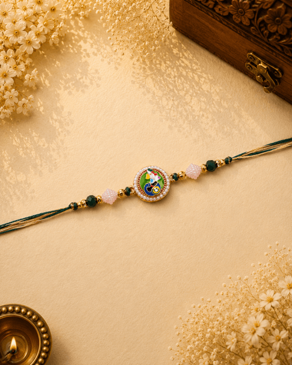 Krishna Mor Pankh Bhai Rakhi