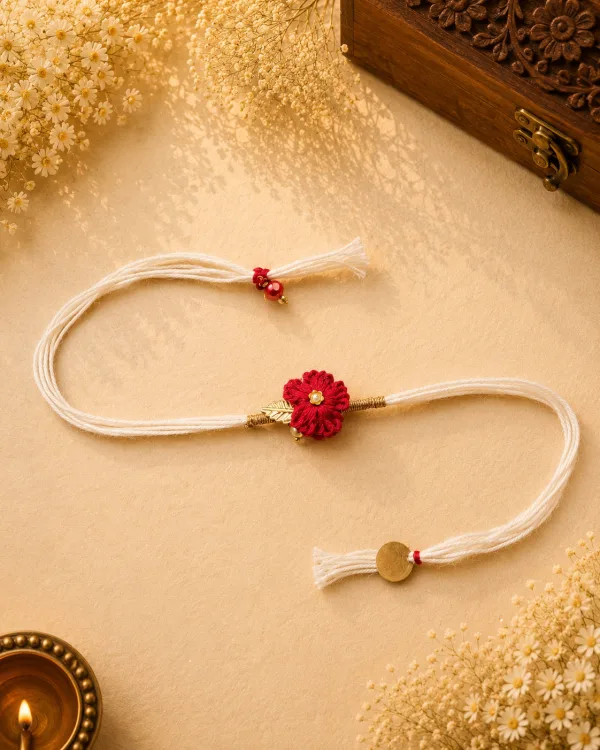 Floral Elegance Bhabhi Rakhi