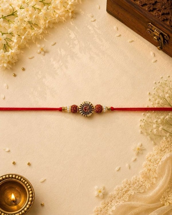 Rudraksha Om Bhai Rakhi