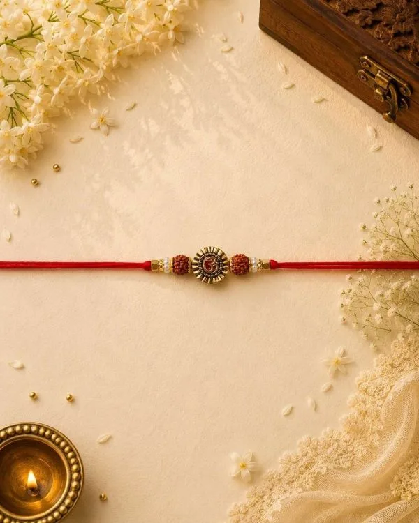 Rudraksha Om Bhai Rakhi