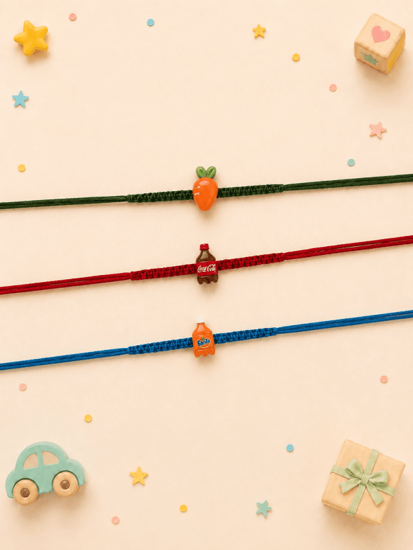 Fun Food Kids Rakhi Set